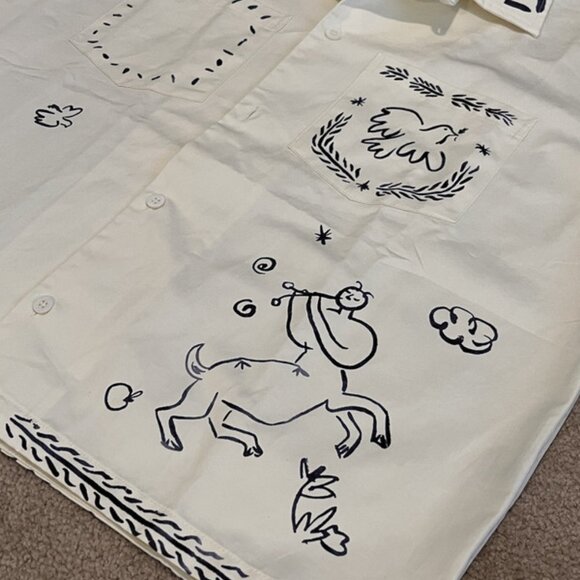 Aime Leon Dore Lesvos Cropped Camp Shirt [Brand New] - Picture 8 of 13